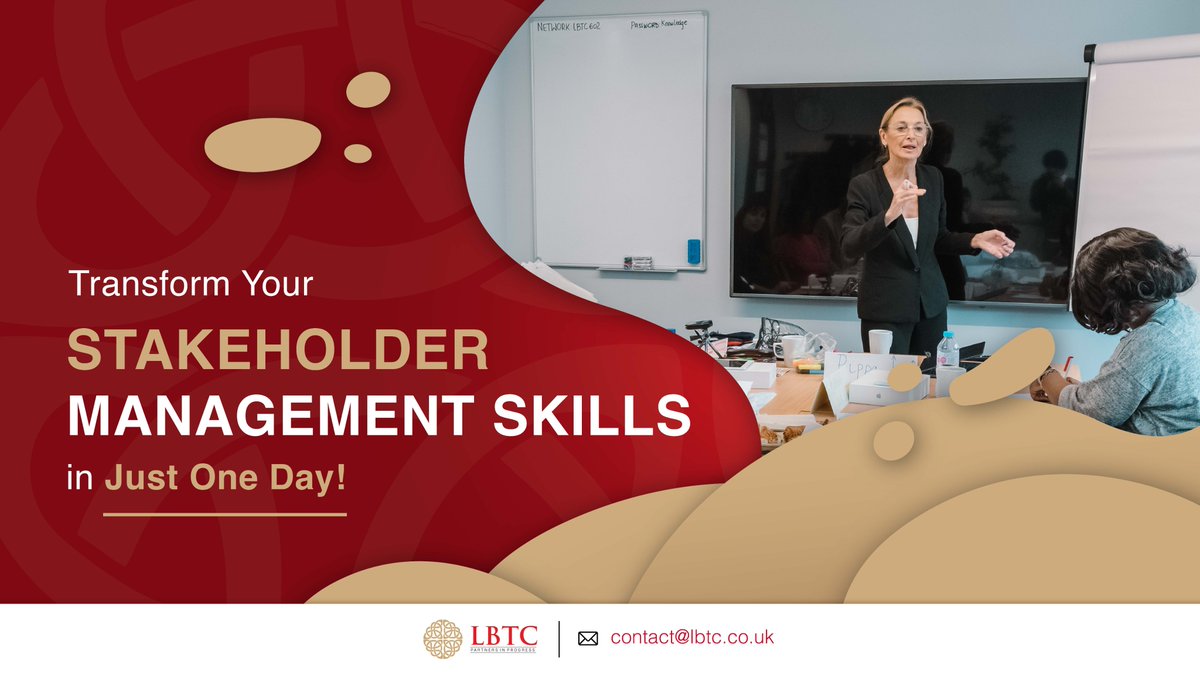 lbtc_uk's tweet image. Join our immersive Strategic Stakeholder Identification, Analysis and Engagement course and gain the expertise needed to effectively identify, analyze, and engage your key stakeholders. 
Join Now: lbtc.co.uk/course/sm101ac/
#StrategicManagement #StrategicManagementCourse #1daycourse