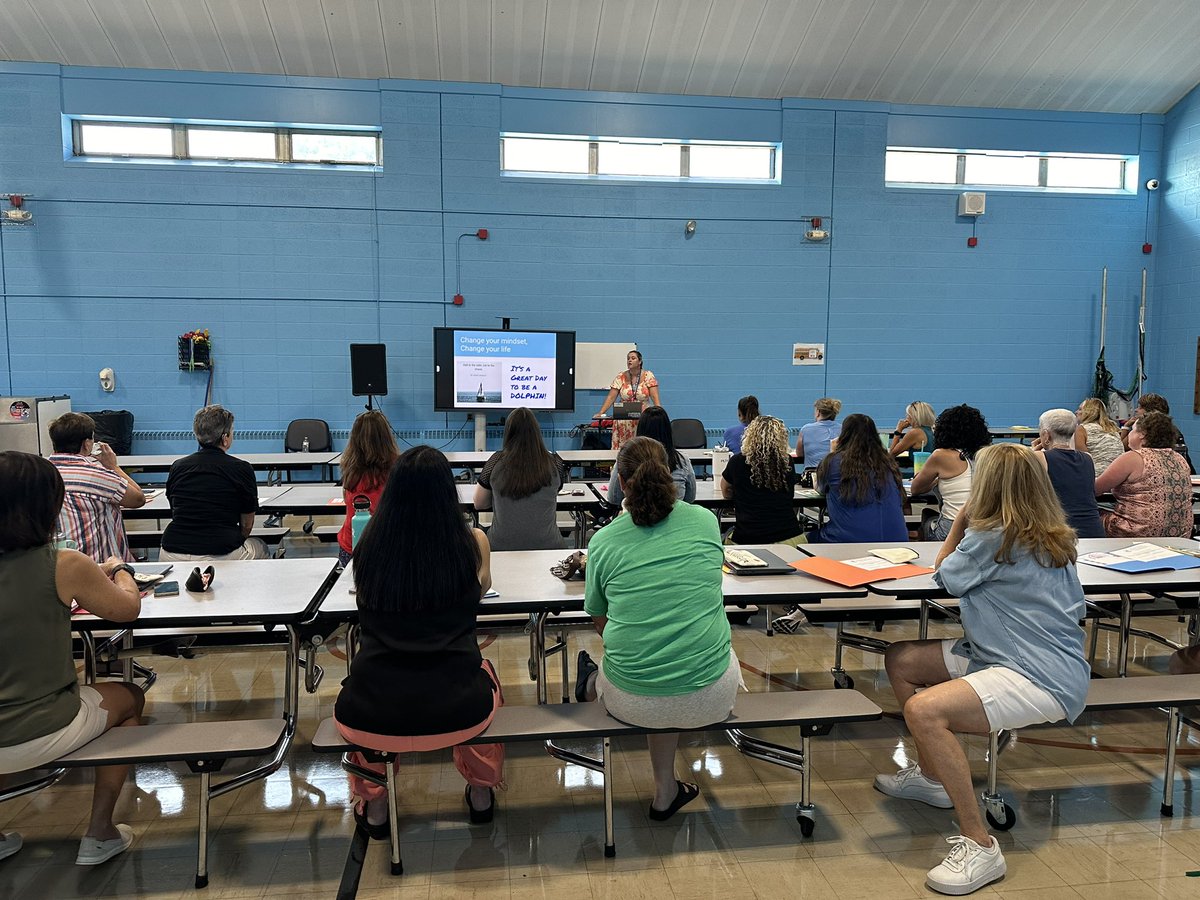 Katie Auld Feole (@katieauldfeole) on Twitter photo Day 1 of teacher orientation was jam packed with an address from our superintendent, staff connection & 2024 procedures! #itsagreatdaytobeadolphin <a href="/StringfellowSam/">Samantha Stringfellow</a> Day 1 of teacher orientation was jam packed with an address from our superintendent, staff connection & 2024 procedures! #itsagreatdaytobeadolphin <a href="/StringfellowSam/">Samantha Stringfellow</a>