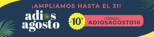 Estamos en los últimos días de mes y de nuestra promoción "Adiós Agosto" y no queremos que te quedes fuera. El calor sigue pegando fuerte, pero nuestro 10% de descuento está a punto de esfumarse... ¡Aprovecha hasta el 31!