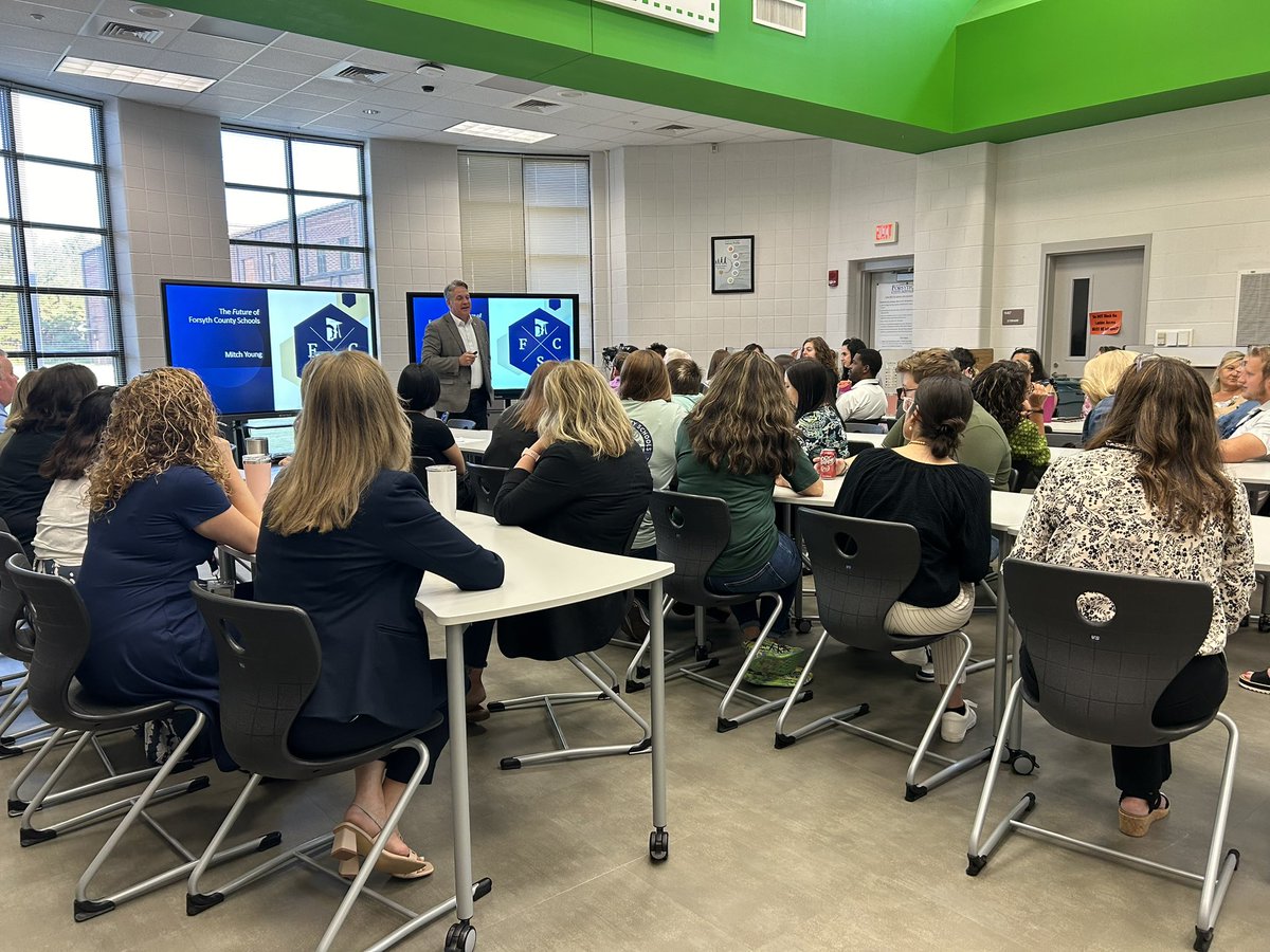 Sup’t Tour Stop #10 - The Grove! Really enjoyed time hearing from PTA &amp; LSC members and Dr. O’s fabulous admin team. Also had the added treat of seeing the orchestra perform “Ode to Joy” which summarized my visit!