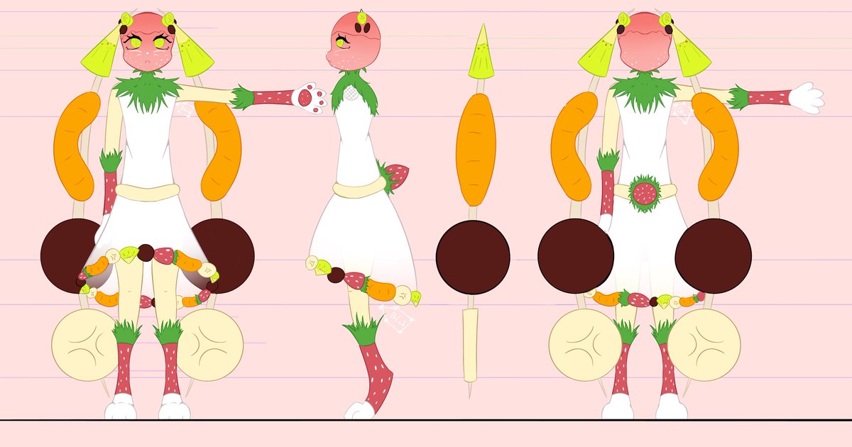 blu3constella's tweet photo. WOOO here’s the turnaround sheet for crystalline cottontail #turnaroundsheet #furryart #refsheet #furry https://t.co/NWlthOT3tG