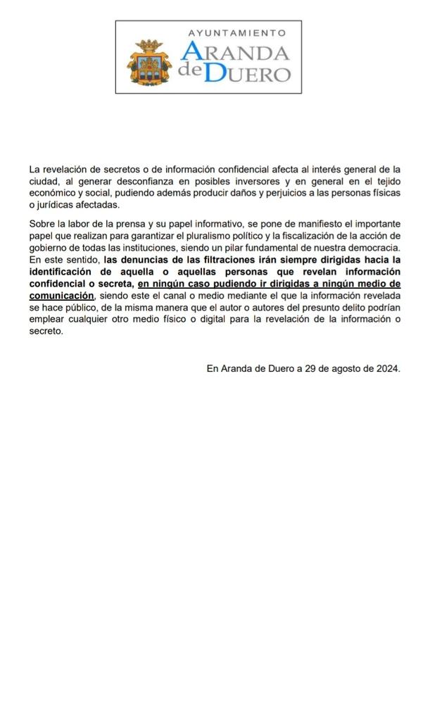 Confirmada cada palabra publicada. Sobre todo lo más preocupante