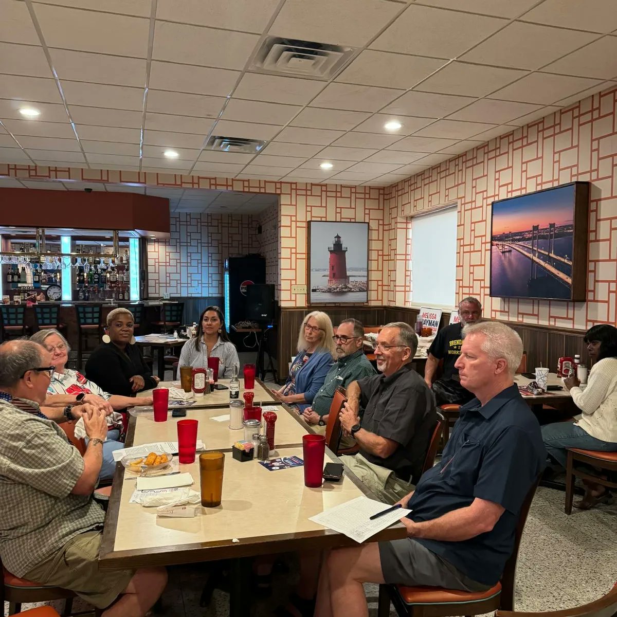 Thanks to everyone who came out for my meet and greet last night at the Dove Diner!