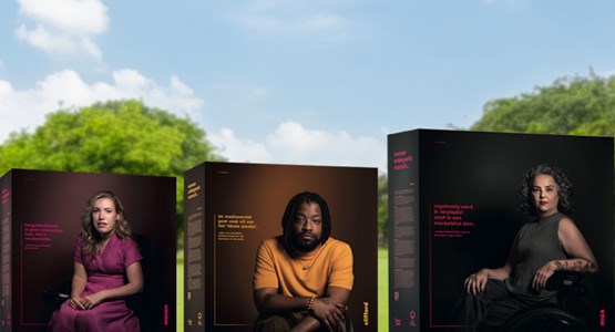 Negentien indringende verhalen over de ontoegankelijkheid van Nederland: bekijk t/m 16 september de fototentoonstelling 'Samen onbeperkt vooruit' op het #Janskerkhof in #Utrecht. Daarna reizen we door naar Rotterdam. 

Project: Zonnebloem x Open mind
zonnebloem.nl/samenonbeperkt…