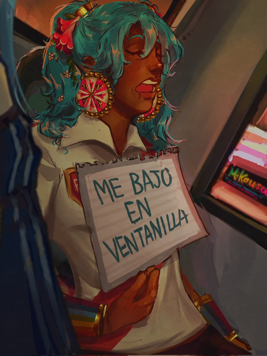 Peruvian miku dormidaza en el micro(? 🇵🇪🦙
(Mikausa :b)