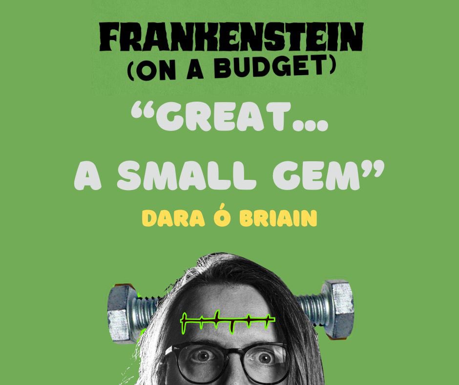 A major highlight of <a href="/edfringe/">Edinburgh Festival Fringe</a> was when Dara Ò Briain came to see Frankenstein (On a Budget) and gave us a standing ovation! We’re super excited to take this “small gem” on tour next week, check out the tour and book tickets at: lamphousetheatre.co.uk/frankenstein ⚡️🔩💚