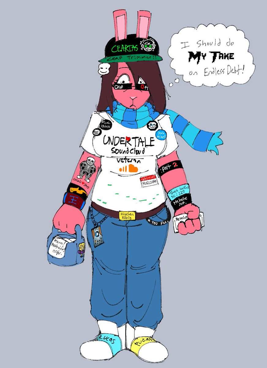 PixelatedEngie's tweet image. my take (FUNNY) on the utsc fit, i couldve gotten more niche probably