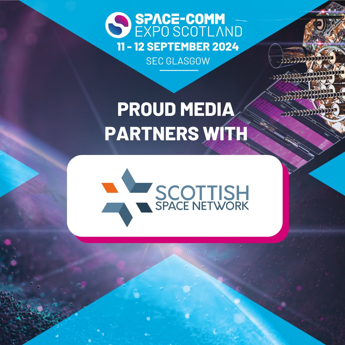 We've partnered with @scotspacenet! 🚀🙌 SSN champions Scotland’s dynamic space industry and has quickly become the singularity for support.

Meet industry leaders at #SpaceCommExpoScotland, FREE tickets 👉 eu1.hubs.ly/H0bWldS0

#SpaceSector #SpaceTech #SpaceEvent