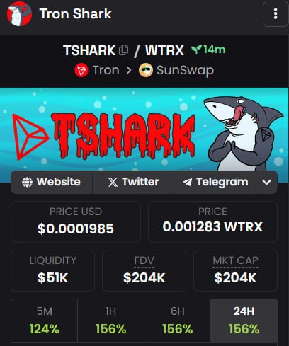 TSHARK_TRX's tweet photo. DexScreener updated

Now I'm heading towards the sun

https://t.co/Udci0SG1PC https://t.co/tNBWC3MUzj