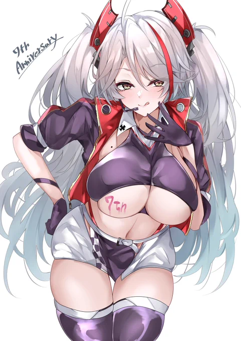 アズールレーン 7周年おめでとうございますオイゲンちゃんは最高#アズレン7周年アート 
