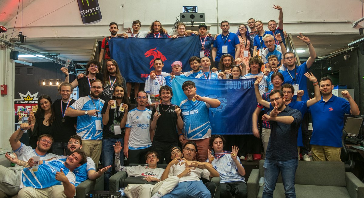 Dragons Esport (@dragons__esport) on Twitter photo Les rรฉsultats de la Dragons LAN 2024 sont lร ! ๐
Top 3 Tournoi Overwatch :
1. @goud_guys NeuilleFreuille
2. <a href="/dragons__esport/">Dragons Esport</a> Yokai
3. @goud_guys Pas Mal
Top 3 Tournoi Valorant :
1. @goud_guys NeuilleFreuille
2. <a href="/YDDAESPORT/">YDDA ESPORT</a>
3. <a href="/dragons__esport/">Dragons Esport</a> Yokai
Top 3 Tournoi rรฉflexes :
1. Les rรฉsultats de la Dragons LAN 2024 sont lร ! ๐
Top 3 Tournoi Overwatch :
1. @goud_guys NeuilleFreuille
2. <a href="/dragons__esport/">Dragons Esport</a> Yokai
3. @goud_guys Pas Mal
Top 3 Tournoi Valorant :
1. @goud_guys NeuilleFreuille
2. <a href="/YDDAESPORT/">YDDA ESPORT</a>
3. <a href="/dragons__esport/">Dragons Esport</a> Yokai
Top 3 Tournoi rรฉflexes :
1.