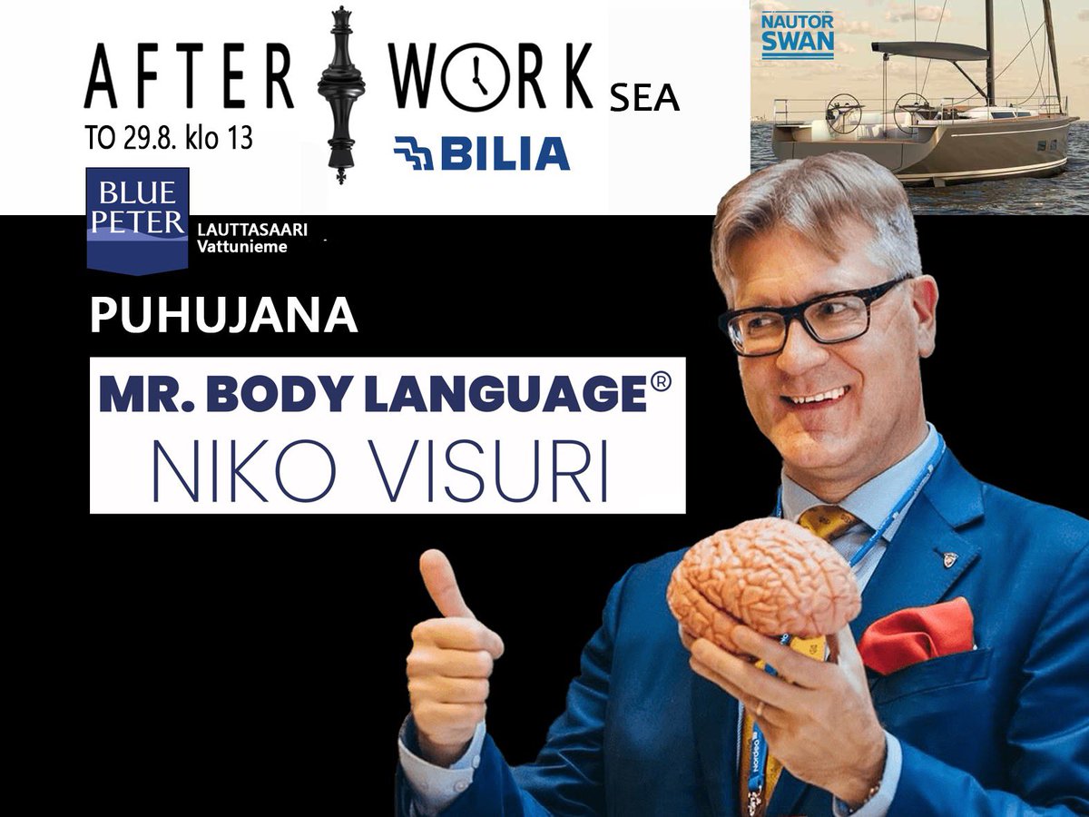 Tänään keikka Afterwork tapahtumassa Blue Peter - ravintola, juhla- ja kokoustilat, kiitos kutsusta Tua Backman