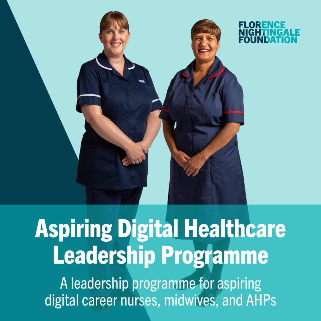 Florence Nightingale Foundation (@fnightingalef) on Twitter photo Aspiring Digital Healthcare Leadership Programme.
📅 14-16 Oct 2024 in London.
Limited sponsored places from <a href="/System_C/">System C</a>.
A fantastic programme for #nurses, #midwives & #AHPs at any career stage. Ready to lead digital transformation in healthcare? Apply at florence-nightingale-foundation.org.uk/programmes/asp… Aspiring Digital Healthcare Leadership Programme.
📅 14-16 Oct 2024 in London.
Limited sponsored places from <a href="/System_C/">System C</a>.
A fantastic programme for #nurses, #midwives & #AHPs at any career stage. Ready to lead digital transformation in healthcare? Apply at florence-nightingale-foundation.org.uk/programmes/asp…