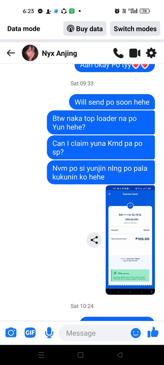kpopBlinknews's tweet image. Giving awareness to this scammer in Facebook na nag deactivated na ng account Nyx anjing 105 pessos na nga lng scascam pa wla na atang makain tong taong to hayst 😔
