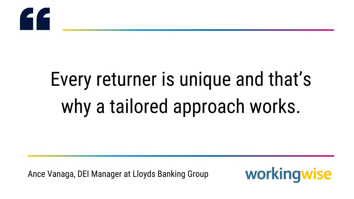 workingwise.co.uk (@workingwiseuk) on Twitter photo #Olderworkers who take a #careerbreak for any reason can find their way back in through returner initiatives, like the award-winning programme run by <a href="/LBGplc/">Lloyds Banking Group</a>.
Find out about the award-winning policies at Lloyds Bank Group: workingwise.co.uk/best-for-retur… #Olderworkers who take a #careerbreak for any reason can find their way back in through returner initiatives, like the award-winning programme run by <a href="/LBGplc/">Lloyds Banking Group</a>.
Find out about the award-winning policies at Lloyds Bank Group: workingwise.co.uk/best-for-retur…