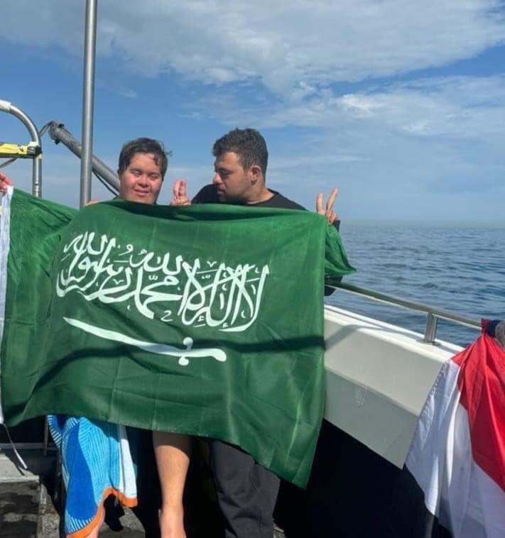 alzebdah1's tweet photo. مبروك الإنجاز الذي يضاف إلى سجل أبناء الوطن للسباح فيصل القصيبي أول سعودي من ذوي متلازمة داون يعبر بحر المانش تتابع في ٢٨ /٨ / ٢٠٢٤م
وتهانينا بفريقنا السعودي المصري الذي أنهى السباحة في وقت قياسي عالمي 10 ساعات و 46 دقيقة عن الرقم السابق ١١ ساعة بقيادة ك/خالد شلبي

@AbdulazizTF https://t.co/tKuq6SgQcQ