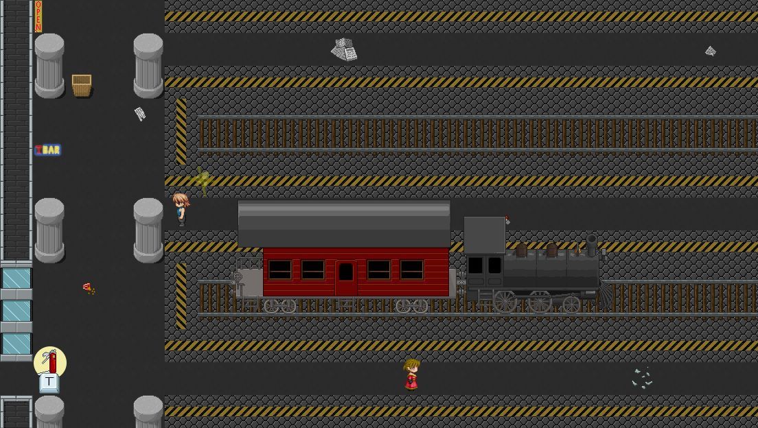 More screenshots from my current #workinprogress AAA game.

We're at the train station now!

What adventures will us await here?

#indiegame #indiedev