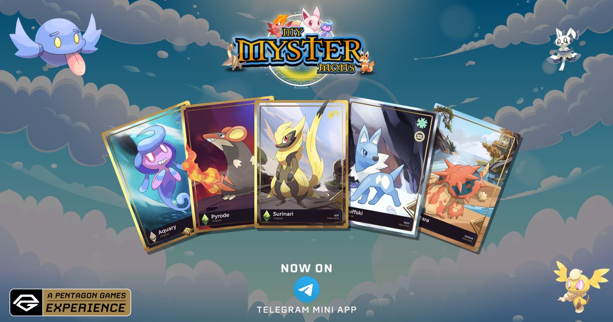 PentagonChain's tweet image. 🐉 Every Myster Mon is bound to an element—Insect, Dragon, Mystic, Fire, Phantom, Earth, Neutral, Telepath, Iron, Lightning, Combat, Flyer, Leaf, Ice, Toxin, Rock, or Water? 

🤔 Which one calls to you?