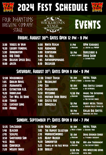 RPMFestLive's tweet photo. Watch RPM Fest 2024 Live Online in HD! Enjoy the festival from anywhere on August 30- September 1, 2024
-
📺🔗 https://t.co/P9U0hBHlPH
-
#RPMFest2024 #RPMFest #FestivalVibes #LiveMusic #MusicFestival #2024Events #FestivalSeason #SummerFestival #OutdoorConcert #RockMusic 
- https://t.co/lXe5AjNr82