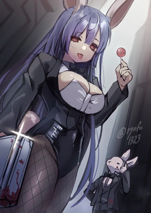 兎マフィアのドン・バニー #オリジナル #OC