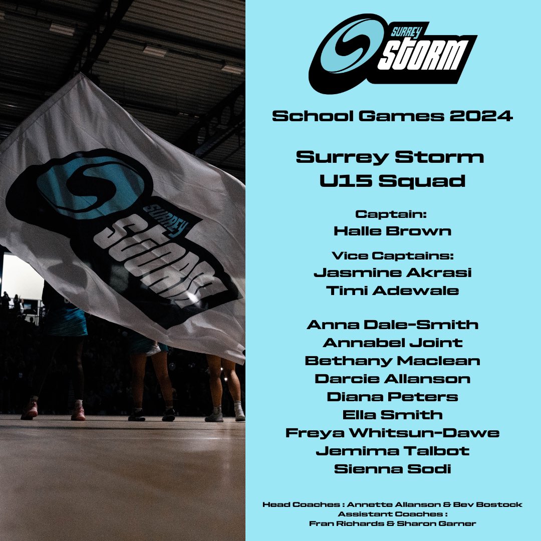 Surrey Storm Pathway (@surreystormnpl) on Twitter photo Excited to be heading up to <a href="/lborouniversity/">Loughborough University</a> today for the <a href="/_SchoolGames/">School Games National Finals</a> with this talented bunch of young athletes. #proudcoach #astormiscoming #netball #talent #foreverastormie #endofanera Excited to be heading up to <a href="/lborouniversity/">Loughborough University</a> today for the <a href="/_SchoolGames/">School Games National Finals</a> with this talented bunch of young athletes. #proudcoach #astormiscoming #netball #talent #foreverastormie #endofanera