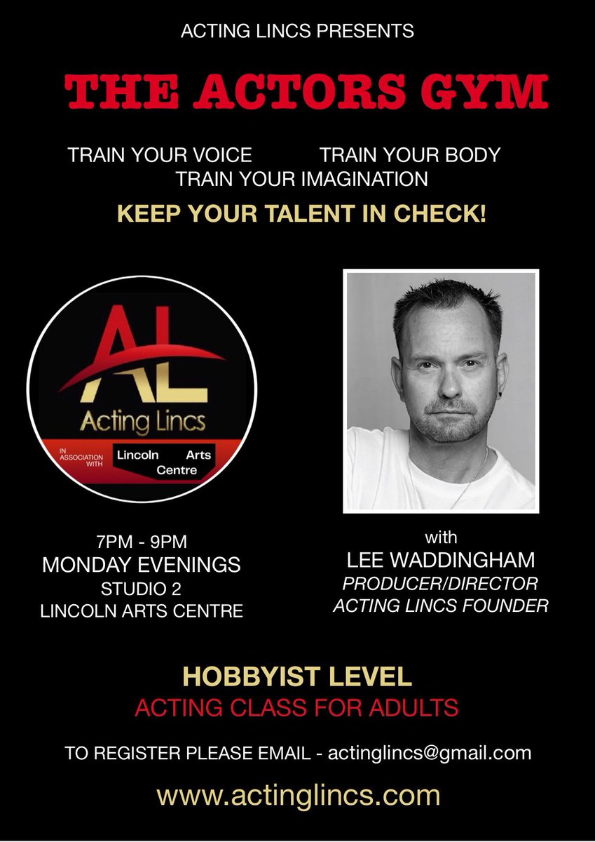 Lincoln here we come! ❤️
<a href="/LincsArtsCentre/">Lincoln Arts Centre</a> 
actinglincs.com