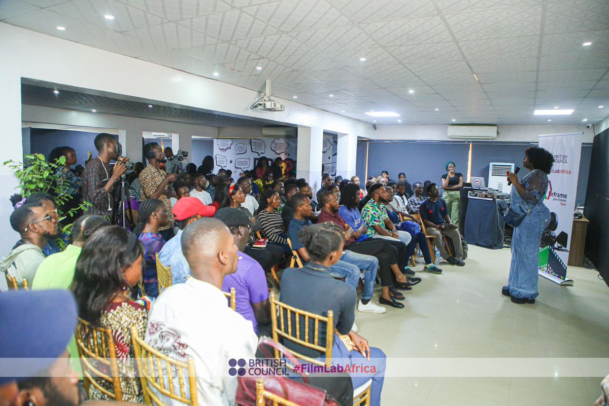 afrowren's tweet photo. A cross section of our esteemed attendees at the recently organized Film Club live event in Lagos.
cc @ngbritisharts
#ReframeWithMe #FilmLabAfrica #BCArtsSSA #ReframeYourFuture #FutureOfFilm #FilmmakerJourney
#britishcouncilxfilmlabafrica https://t.co/OaAXT5a0zm