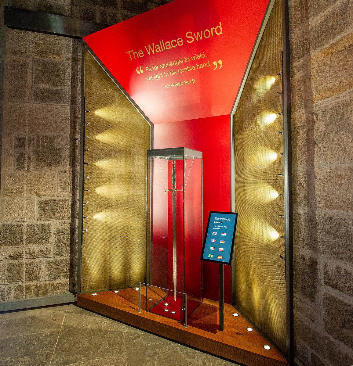 The Wallace Sword has always stood for justice, and is sometimes referred to as ‘Freedom’s Sword’. 

#OTD in 1912, suffragette Ethel Moorhead (under the alias of Edith Johnston) smashed the sword case to draw attention to the women’s cause for the freedom of political expression.