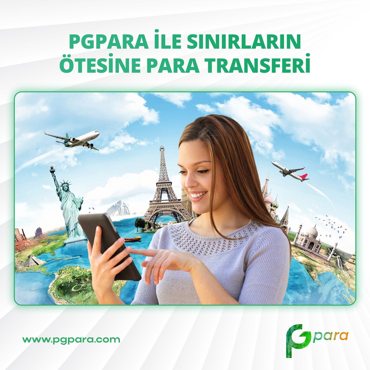 PgPara ile kolay, hızlı ve güvenli bir şekilde para gönderebilirsiniz! Dünya çapında 400'den fazla para transferi noktamız ile hizmetinizdeyiz.

#PgPara #Paragram #ParaTransferi #SafeTransfer #MoneyTransfer