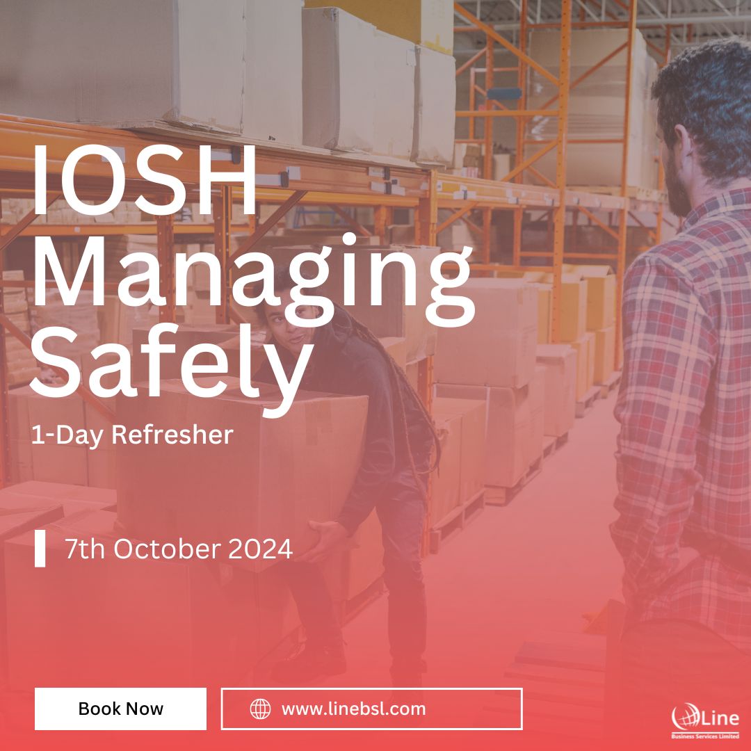 📅 Join Us on October 7th for Our IOSH Managing Safely Refresher Course!

Keep your health and safety knowledge up-to-date with our one-day refresher course. Don’t miss out on this opportunity to enhance your skills and ensure a safe working environment!

linebsl.com/health-and-saf…