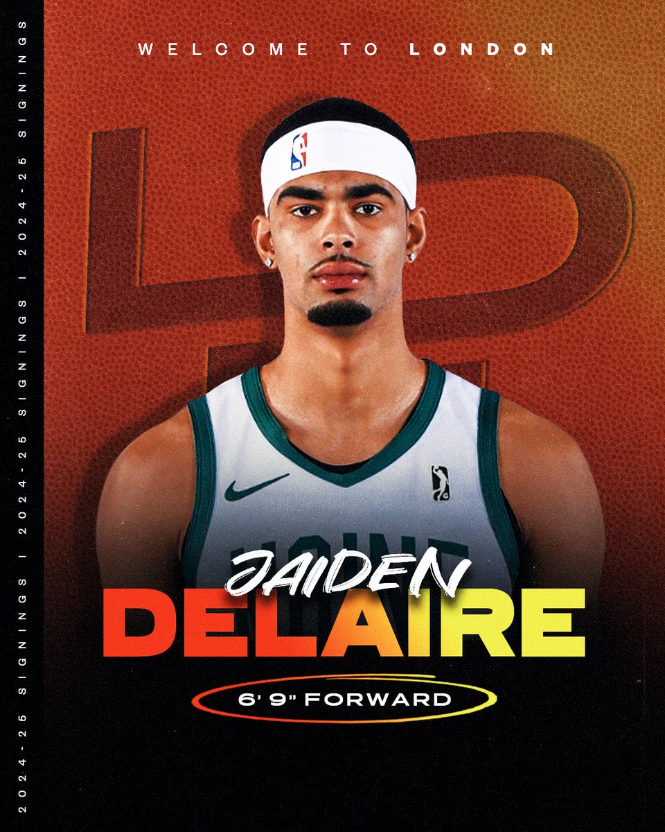 London Lions Basketball (@londonlions) on Twitter photo Weβd like to welcome our first signing of the season <a href="/JaidenDelaire/">Jaiden Delaire</a> to the London Lions family!
#WeAreLondon Weβd like to welcome our first signing of the season <a href="/JaidenDelaire/">Jaiden Delaire</a> to the London Lions family!
#WeAreLondon