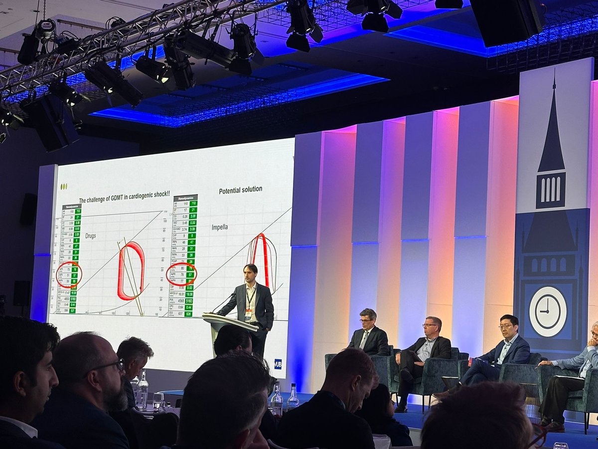 More and more data suggest the crucial role of #GDMT on <a href="/abiomed/">Adv Biomed</a> Impella to modify heart recovery. Thankful to present <a href="/UZBrussel/">UZ Brussel</a> data in London as one of the first teams that developed a dedicated protocol leading to &gt;75% of the patients on GDMT <a href="/MarcNoppen/">Marc Noppen</a> <a href="/FH_Verbrugge/">Frederik H. Verbrugge</a> <a href="/Cosyns/">Cosyns Bernard</a>