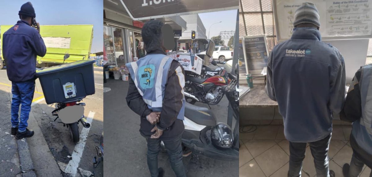 _ArriveAlive's tweet photo. Three bikers behind bars for producing false documentation in the Boksburg area https://t.co/yan3tI7Ium
#ArriveAlive #FalseDocumentation #BikersArrested #EMPD https://t.co/YipfMmOMUK