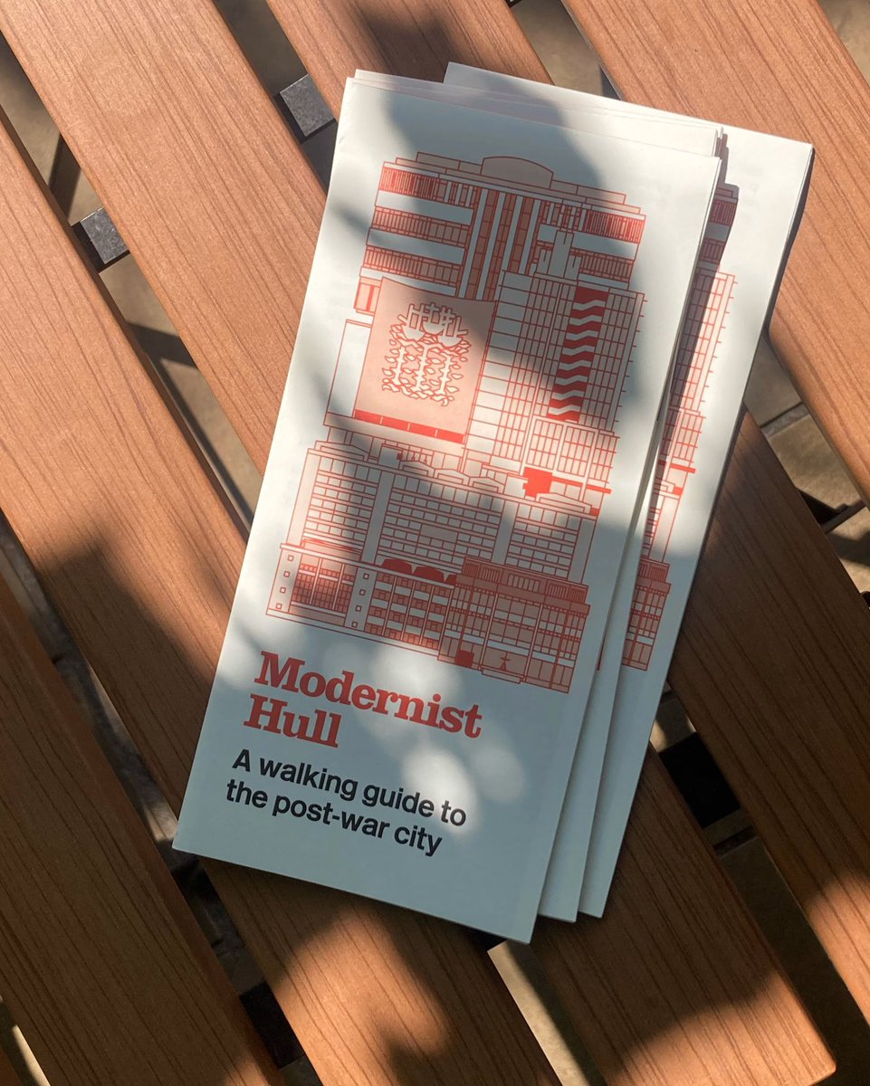 NEW/ Very happy to share this new project after months of work. Modernist Hull, a walking guide to the post-war city ✨

Inspired by stories collected through <a href="/HalfBlitz/">The Half Life of the Blitz on Hull</a>, designed locally <a href="/JosephJ_C/">Joe (Azyss)</a> &amp; printed on <a href="/GFSmithpapers/">GF Smith</a>, naturally.

Free from <a href="/VHEY_UK/">Visit Hull & East Yorkshire</a> <a href="/modernistmag/">the modernist®</a> now!