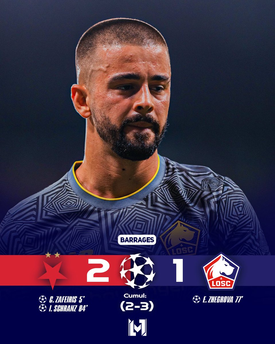 MelbetAz's tweet photo. QUALIFIÉ ! Le LOSC obtient son billet pour la 70e édition de la Ligue des Champions après sa qualification à Prague (2-1 score cumulé 2-3) ! 🫡
Que retenez-vous de la prestation du LOSC ? 🤔
#ChampionsLeague #SLALOSC https://t.co/ervwPfWczK