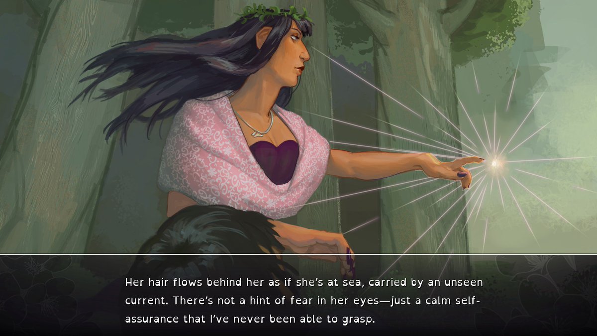 itchio's tweet photo. Breathless Winds: A queer dating game set in an island-fantasy setting 

https://t.co/uYi72SpbeO https://t.co/GQzYj2jkFT