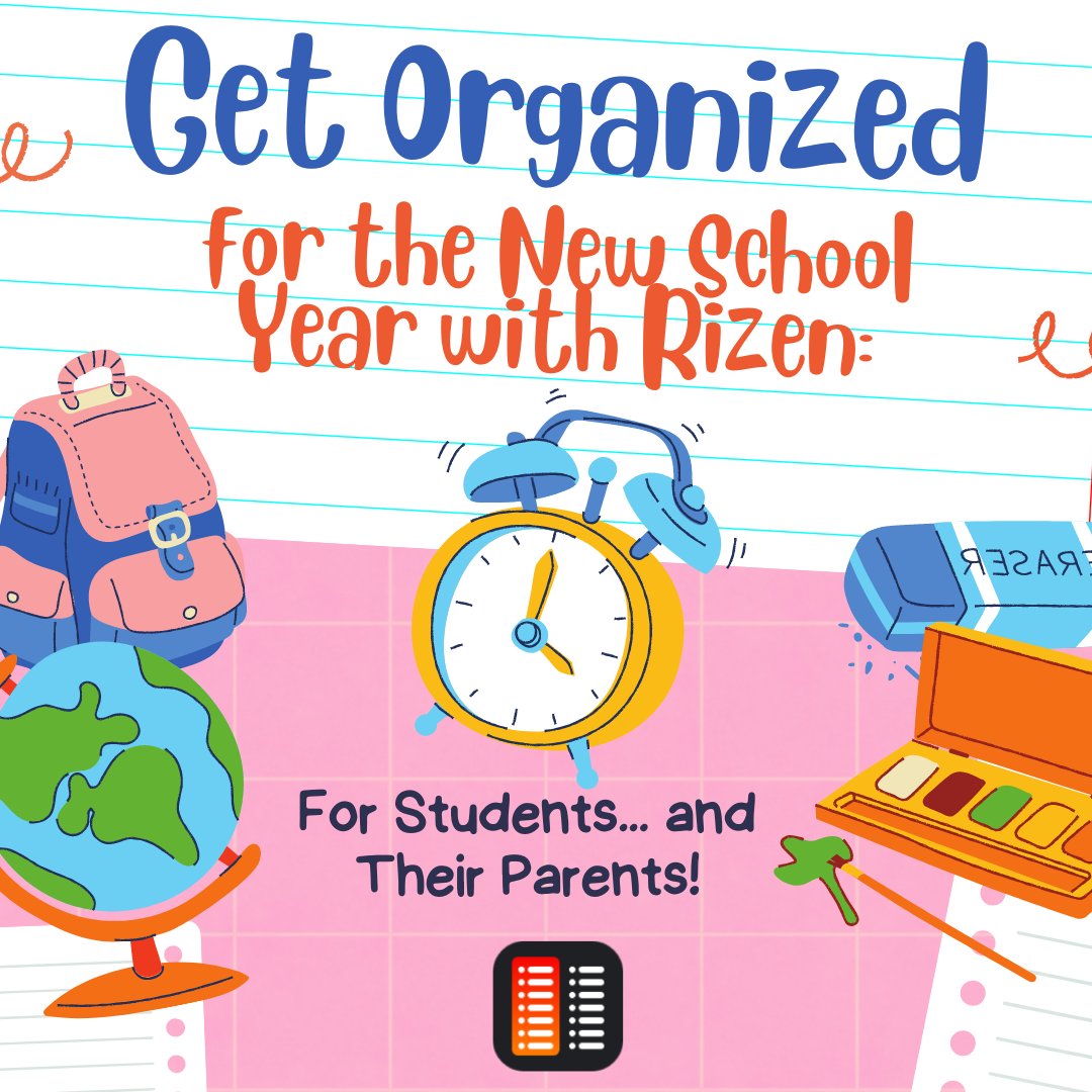 RizenHabits's tweet photo. School’s back, and it’s not just kids who need organizing! 📚🦸‍♀️ Parents, keep your calm and conquer the chaos with Rizen. Plan, breathe, and rock this school year! 
🧘‍♂️ https://t.co/KlGFwhotXA
#Rizen #BackToSchool #ParentLife #StudentLife #StayOrganized #CalmParents #Productivity https://t.co/YhPZLyzs6X