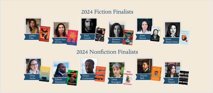 nguyen_p_quemai's tweet photo. Here are all the finalists for the 2024 Dayton Literary Peace Prize! So proud to be among people who write to advance peace, social justice, and global understanding between different cultures, religions, communities, and political points of view. https://t.co/myEq7i1LSB