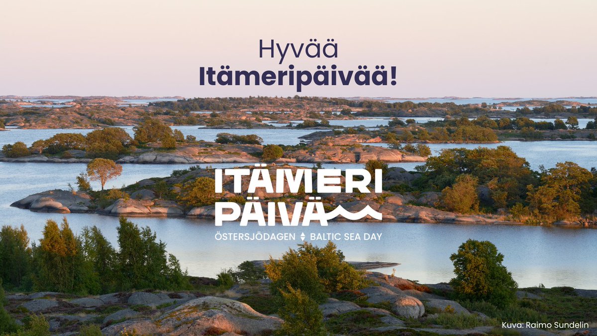 Hyvää #itämeripäivä 'ä! 🩵 Tänään juhlimme Itämerta: nautimme sen tarjoamista iloista, opimme sen syvyyksistä ja toimimme sen hyväksi. Otetaan opit talteen vuoden jokaiselle päivälle! 🪸 Ps. Itämeripäivän #pulahdus on klo 18 💦
 
Tule mukaan Itämeripäivään itämeripäivä.fi