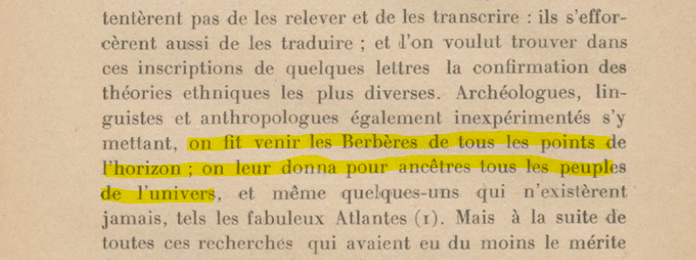 Henri Basset, Essai sur la littérature des Berbères, 1920