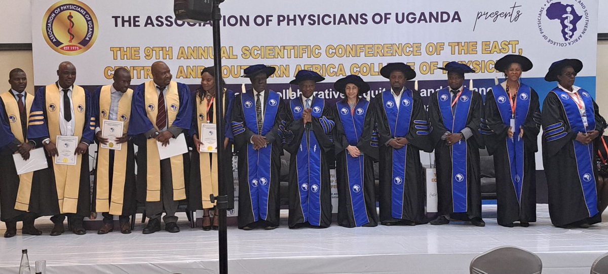 SemitalaFred's tweet photo. And a colorful graduation of physicians! Congratulations! https://t.co/pHDHZyF3CE