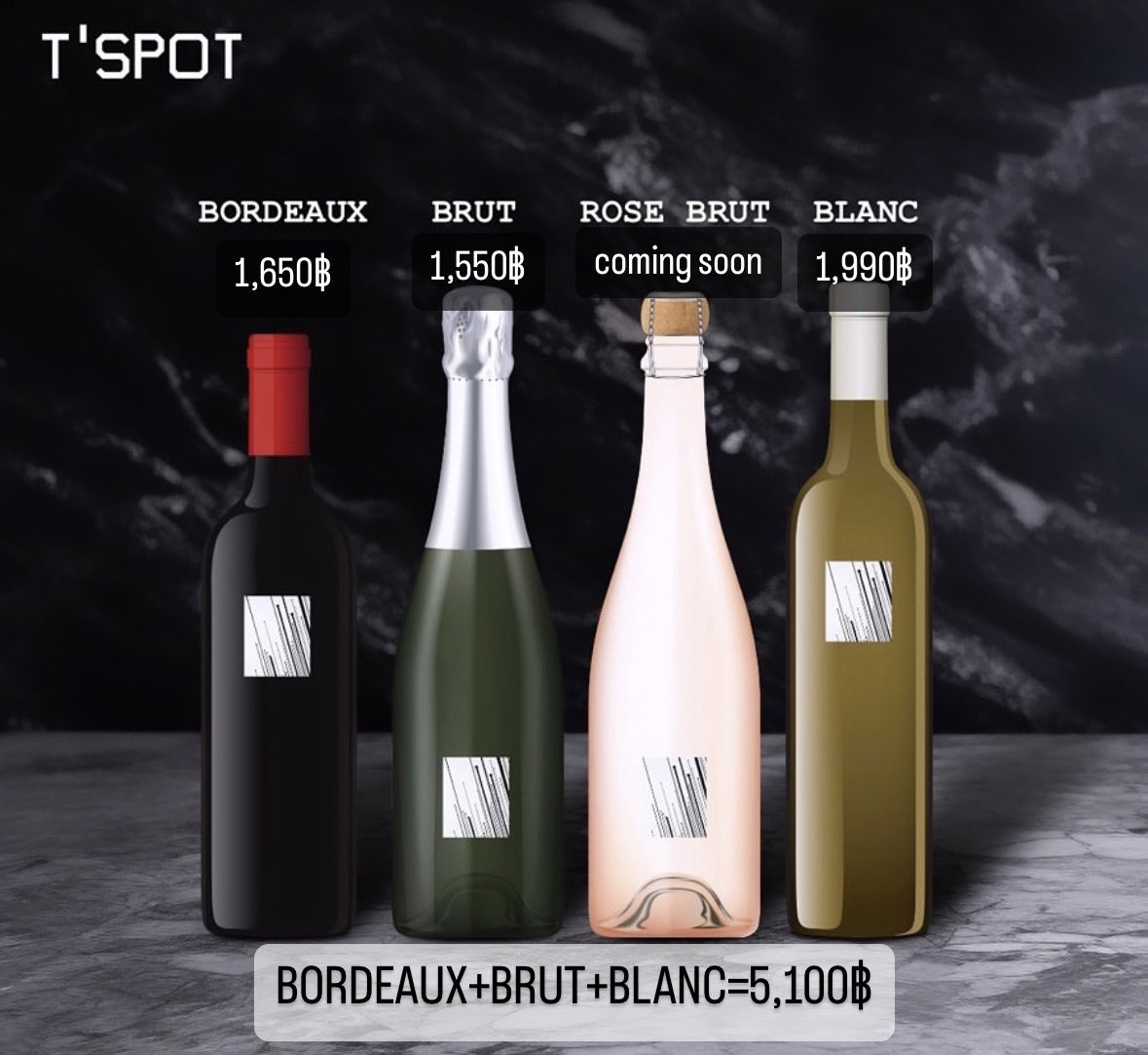 eight2plus's tweet image. 🔥พรี🔥ไวน์ #TSPOT ของ #TOP
❌ปิดรับ4/9 2ทุ่ม❌
รอ4-5อาทิตย์(เรือรอบ12/9)
🆕blanc 1,990
🍷bordeaux 1,650
🍾brut 1,550
ซื้อ3แบบอย่างละขวด 5,100
💥ส่งflashฟรี
📍grab,linemanลูกค้าต้องชำระเอง
#BIGBANG #topbigbang
#TSPOTWINE #ChoiSeungHyun #TTTOP #VINOPCO #GD #MEOVV #MEOVV_IS_COMING