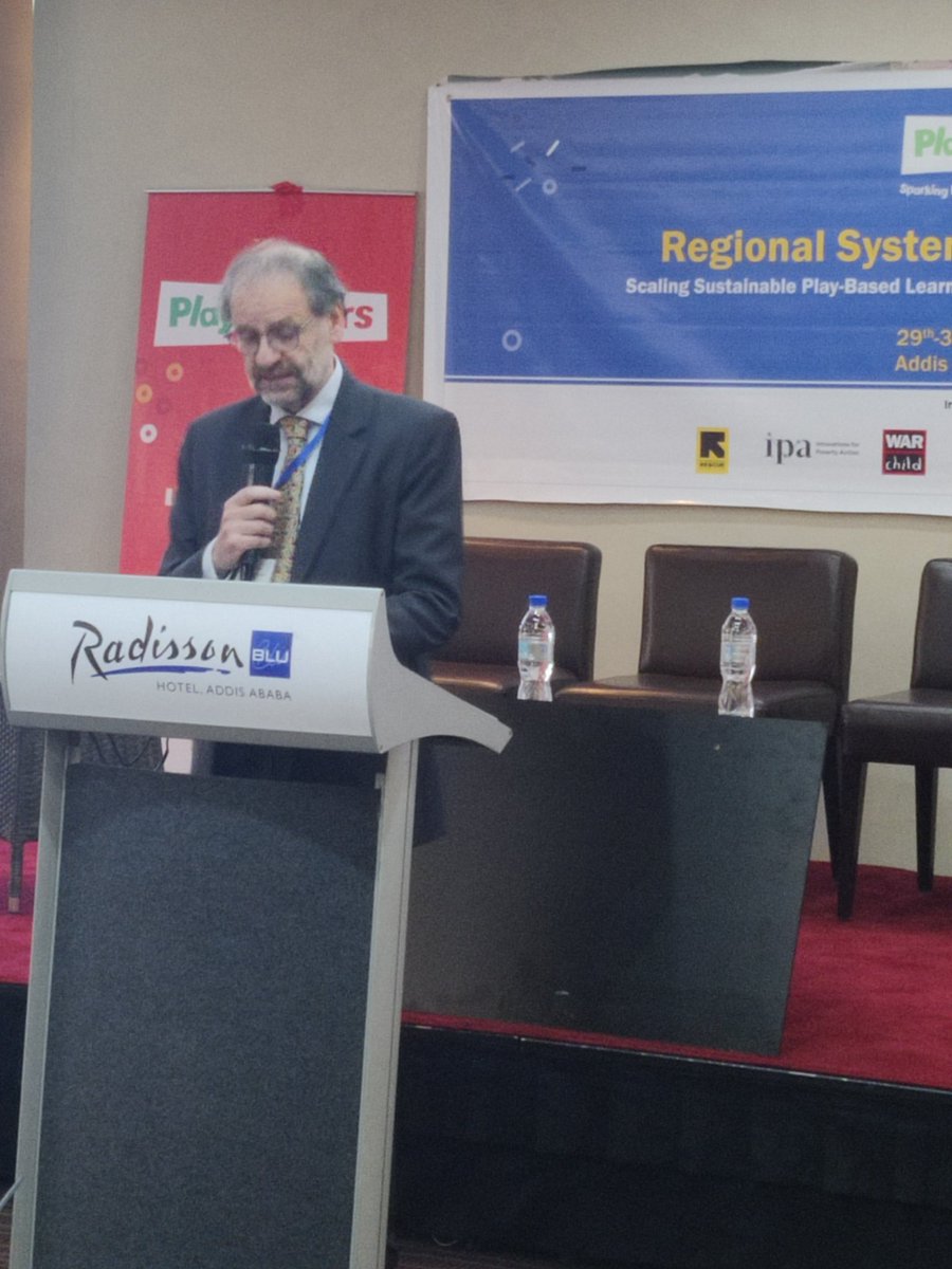 Woeldike's tweet photo. Excited to kick off the annual regional PlayMatters conference in Addis Ababa with esteemed Ministry representatives and colleagues from UG, TZ and ET. Efforts to scale sustainable play-based learning are impressive 💪 #dkaid @PlanBornefonden @planethiopia @LEGOfoundation https://t.co/4uFLbK7Ier