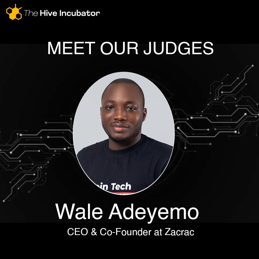 incubatorhive's tweet photo. We're excited to have @ceo_wale, a data evangelist & CEO/Co-Founder of Zacrac, as our judge for The Launch Lab program! Heโs the visionary behind Zacrac Learning & the new 'Parrot' platform. Wale is passionate about empowering data-driven decisions.
#thelaunchlab #judge #akure https://t.co/xAMrbJUEbC