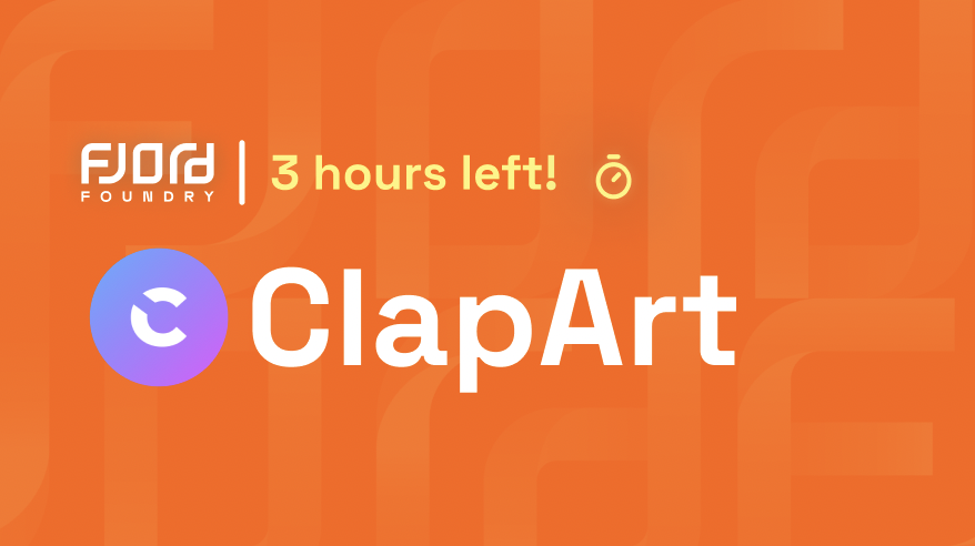 FjordFoundry's tweet photo. ⌛️ Time is almost up to grab your $CLP from @clapartofficial 

Only 3hrs left! 🔥

Creators Gain Freedom ✅
Fans Earn Royalties ✅
Engaged Communities ✅
World’s 1st AI Artist Manager ✅

➡️ Sales page:
https://t.co/UmuxAHr9eN https://t.co/Ntdok04yrz