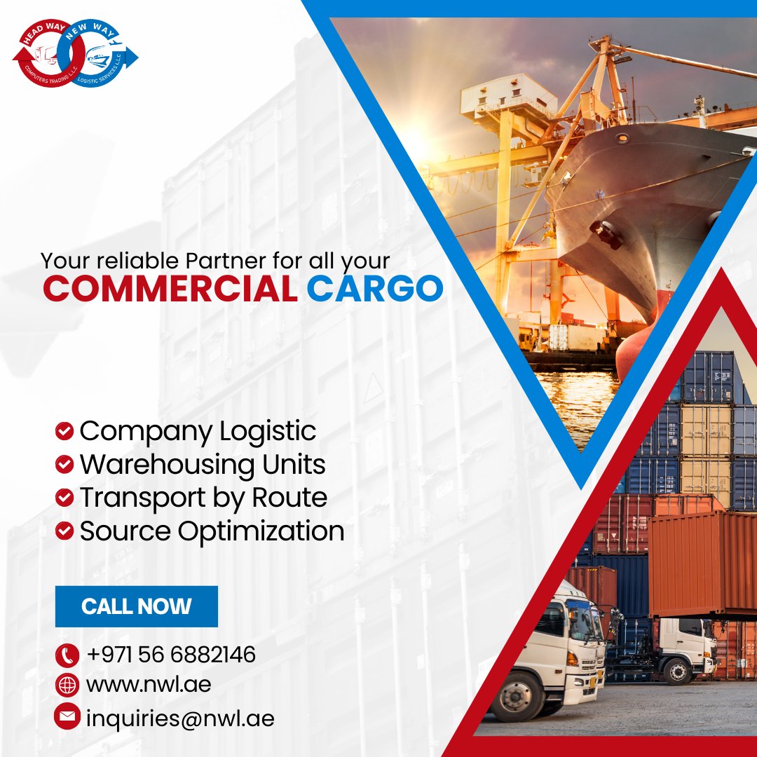 newwaylogistic's tweet photo. Your reliable Partner for all your commercial Cargo, Freight, and Shipping around the Globe. We specialize in Air Freight, bulk, and container shipping, we offer global Freight services in UAE.

https://t.co/RmwB01lAL6

#NewWayLogisticServices #cargo #sharjah #uae https://t.co/yW0S0SrGm9