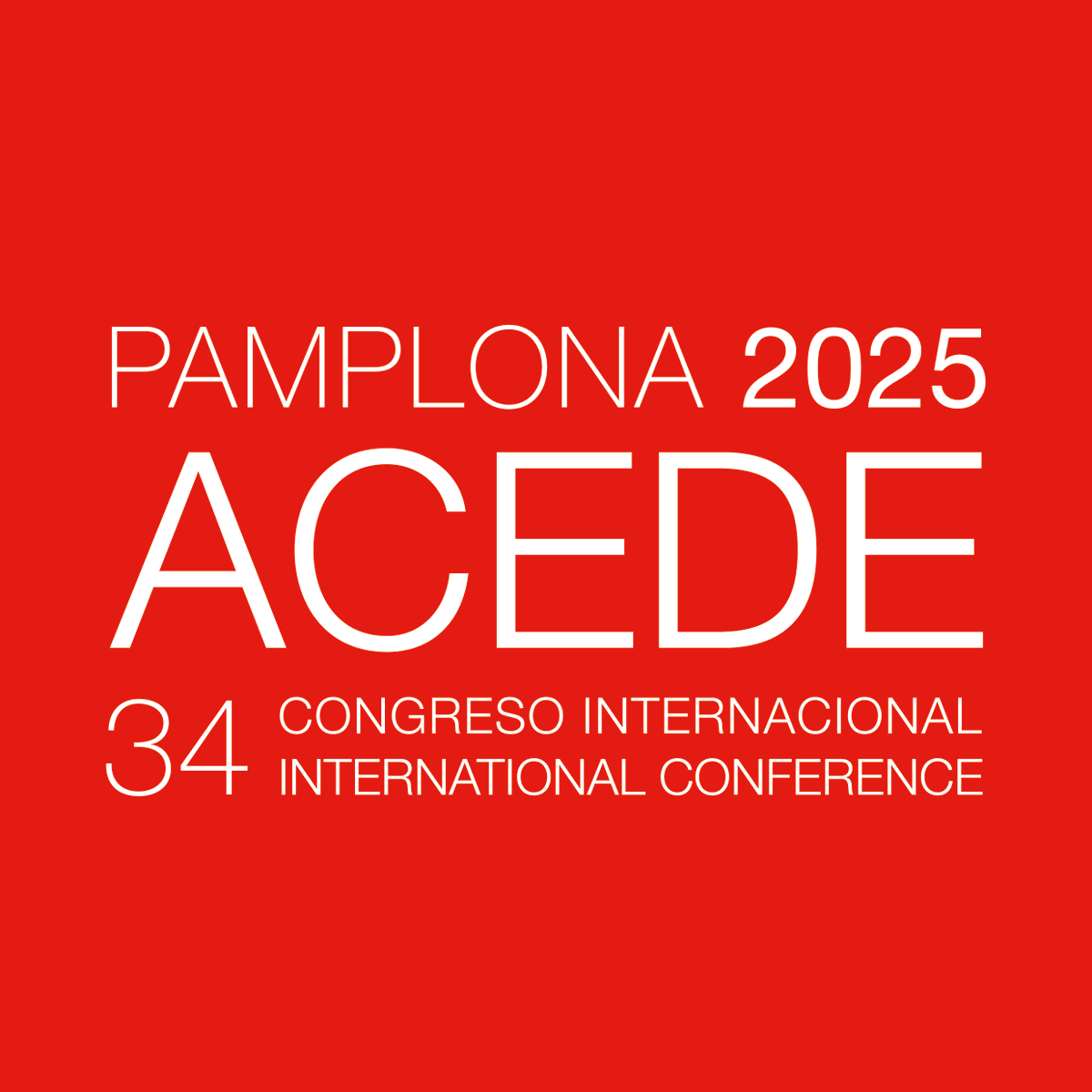 ¡Bienvenidos al Congreso ACEDE 2025!🎉 Ya está disponible la web oficial. Este año nos vemos en la Universidad Pública de Navarra <a href="/UNavarra/">UPNA - Universidad</a> , Pamplona, del 15 al 17 de junio.🌍🎓

🔗 2025.congresoacede.org/es/
Mira el video de presentación:🎥 youtube.com/watch?v=yxvKCo…
#ACEDE2025 #UPNA
