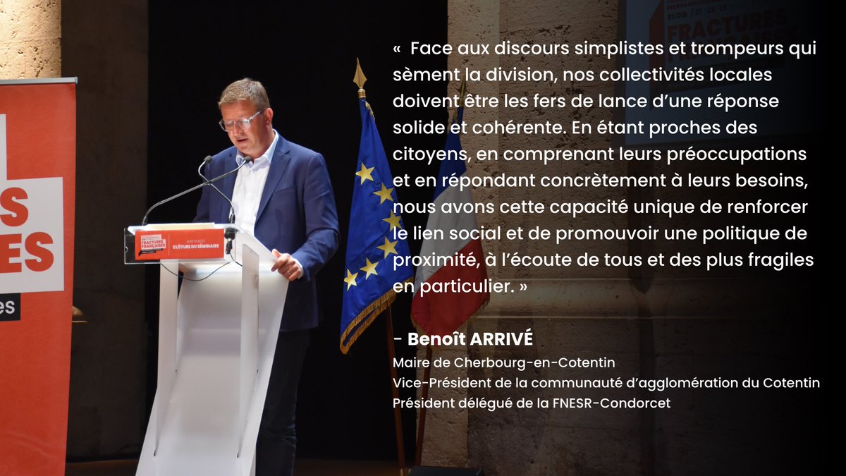 FNESR-Condorcet (@fnesr_condorcet) on Twitter photo « Face aux discours simplistes et trompeurs qui sèment la division, nos collectivités locales doivent être les fers de lance d'une réponse solide et cohérente. »
- <a href="/ArriveBenoit/">Arrivé Benoît</a> « Face aux discours simplistes et trompeurs qui sèment la division, nos collectivités locales doivent être les fers de lance d'une réponse solide et cohérente. »
- <a href="/ArriveBenoit/">Arrivé Benoît</a>