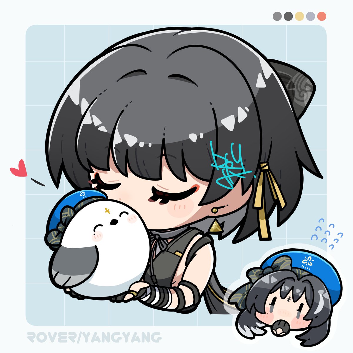 #今月描いた絵を晒そう 鳴潮🌀