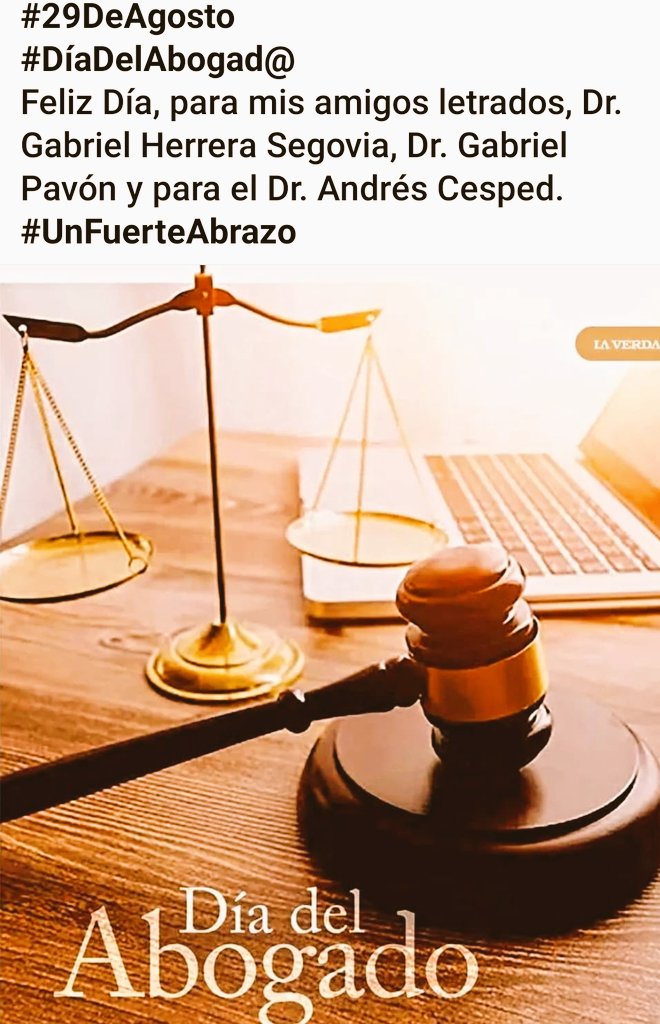 TANQUIAMARIO's tweet photo. #DíaDelAbogado
@GHerreraSegovia 
#AndrésCesped
#GabrielPavón https://t.co/fI16gMXkJz